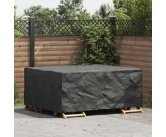 Baldų uždangalas Paprastas Juoda 200 x 165 x 80 cm 600D