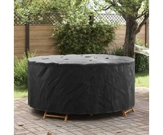 Baldų uždangalas Juodas 200 x 200 x 71 cm 210D Oksfordo audinys