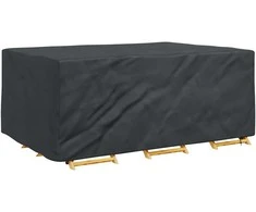 Baldų uždangalas Paprastas Juoda 230 x 165 x 80 cm 600D