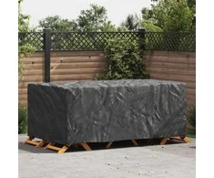 Baldų uždangalas Paprastas Juoda 240 x 110 x 70 cm 210D