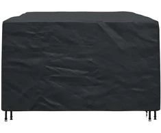 Baldų uždangalas Paprastas Juoda 240 x 160 x 100 cm 600D
