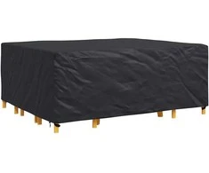 Baldų uždangalas Paprastas Juoda 250 x 210 x 90 cm 210D