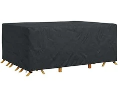 Baldų uždangalas Paprastas Juoda 270 x 180 x 90 cm 420D