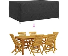 Baldų uždangalas Paprastas Juoda 280 x 204 x 106 cm 420D