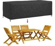 Baldų uždangalas Paprastas Juoda 300 x 110 x 70 cm 210D