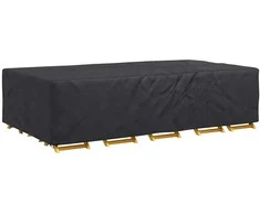 Baldų uždangalas Paprastas Juoda 315 x 180 x 74 cm 420D