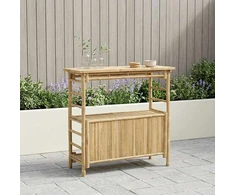 Lauko baro stalas Natūrali 110 x 50 x 105 cm Bambukas