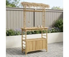 Lauko baro stalas Natūrali 110 x 50 x 209 cm Bambukas