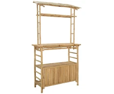 Lauko baro stalas Natūrali 110 x 50 x 210 cm Bambukas