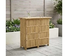 Lauko baro stalas Natūrali 115 x 55 x 105 cm Bambukas