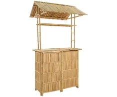 Lauko baro stalas Natūrali 115 x 95 x 214 cm Bambukas
