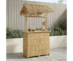 Lauko baro stalas Natūrali 115 x 95 x 215 cm Bambukas