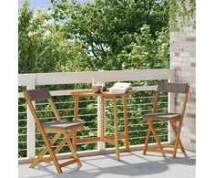 Lauko bistro kėdės 2 pcs Tamsiai pilka 40 x 53 x 80 cm