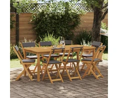 Lauko bistro kėdės 8 pcs Tamsiai pilka 40 x 53 x 80 cm