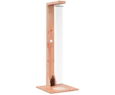Lauko dušas 210 cm Kietosios maumedžio ir nerūdijančio plieno