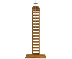 Lauko dušas 225 cm Kietas akacijos medis ir nerūdijančio plieno