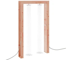 Lauko dušas 226 cm Kietosios maumedžio ir nerūdijančio plieno