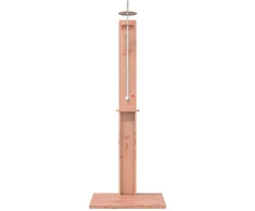 Lauko dušas 206 cm Kietosios maumedžio ir nerūdijančio plieno