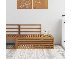 Lauko galinė sofa Natūrali 115 x 83 x 73 cm