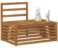 Lauko galinė sofa Natūrali 91 x 63 x 73 cm