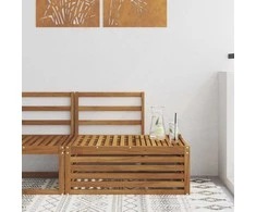 Lauko galinė sofa Natūrali 91 x 63 x 73 cm