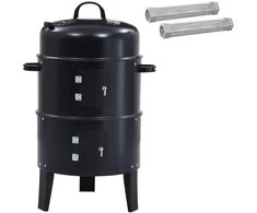 Lauko grilis Ø 40 x 80 cm Plienas Juoda