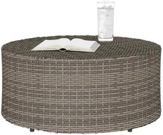 Lauko kavos stalas Pilka Ø 68 x 30 cm poliratanas