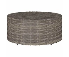 Lauko kavos stalas Pilka Ø 68 x 30 cm poliratanas