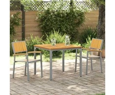 Susilankstantis krėslas 2 pcs Ruda 56 x 57 x 87 cm