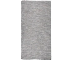 Lauko kilimėlis, rudas ir mėlyna, 100x200cm, plokščio pynimo