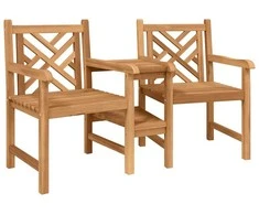 Sodo lauko kėdės 152 x 63 x 89 cm Kieto teka medžio