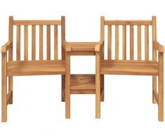 Sodo lauko kėdės 152 x 63 x 89 cm Kieto teka medžio