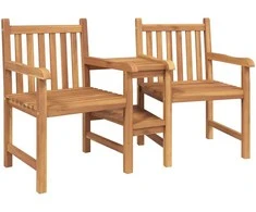 Sodo lauko kėdės 152 x 63 x 89 cm Kieto teka medžio