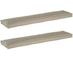 Pallet pagalvių rinkinys 2 pcs Taupe 180 x 40 x 8 cm