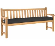 Pallet pagalvė Juoda 200 x 40 x 8 cm Oksfordo audinys