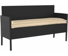 Pallet pagalvių rinkinys 2 pcs Smėlio 150 x 40 x 8 cm