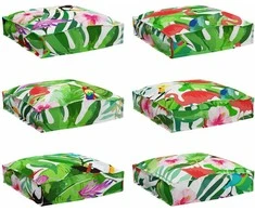 Pagalvėlė 6 pcs Įvairiaspalvis 40 x 40 x 8 cm Oksfordo audinys