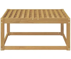Lauko pakojis Kietos akacijos mediena Balta 79 x 79 x 37 cm