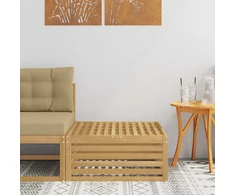 Lauko pakojis Kietos akacijos mediena Balta 79 x 79 x 37 cm