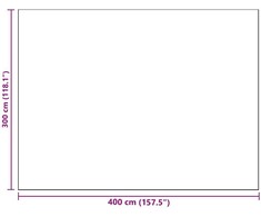 Lauko kilimas ARAKIL Vaikiška mėlyna ir balta 400 × 300 cm