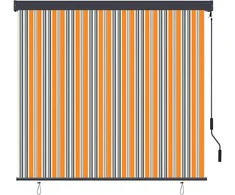 Roletas Geltona ir mėlyna 180 x 250 cm Audinys ir aliuminis