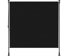 Lauko Ritininė Žaliuzė Juoda 120 x 270 cm
