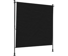 Lauko Ritininė Žaliuzė Juoda 150 x 270 cm