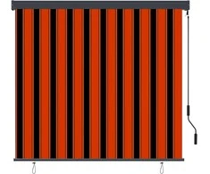 Roletas Oranžinė ir ruda 180 x 250 cm Audinys ir aliuminis