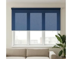 Lauko roletai 90% UV blokavimui Mėlyna 140 x 140 cm HDPE