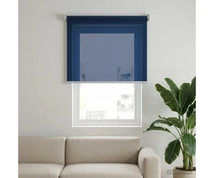 Lauko roletai 90% UV blokavimui Mėlyna 80 x 140 cm HDPE