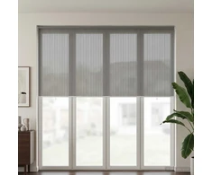 Lauko roletai 90% UV blokavimui Šviesiai pilka 400 x 230 cm