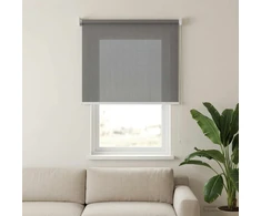 Lauko roletai 90% UV blokavimui Šviesiai pilka 80 x 140 cm HDPE