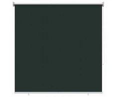 Lauko roletai 90% UV blokavimui Tamsiai žalia 140 x 140 cm HDPE