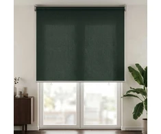 Lauko roletai 90% UV blokavimui Tamsiai žalia 400 x 230 cm HDPE
